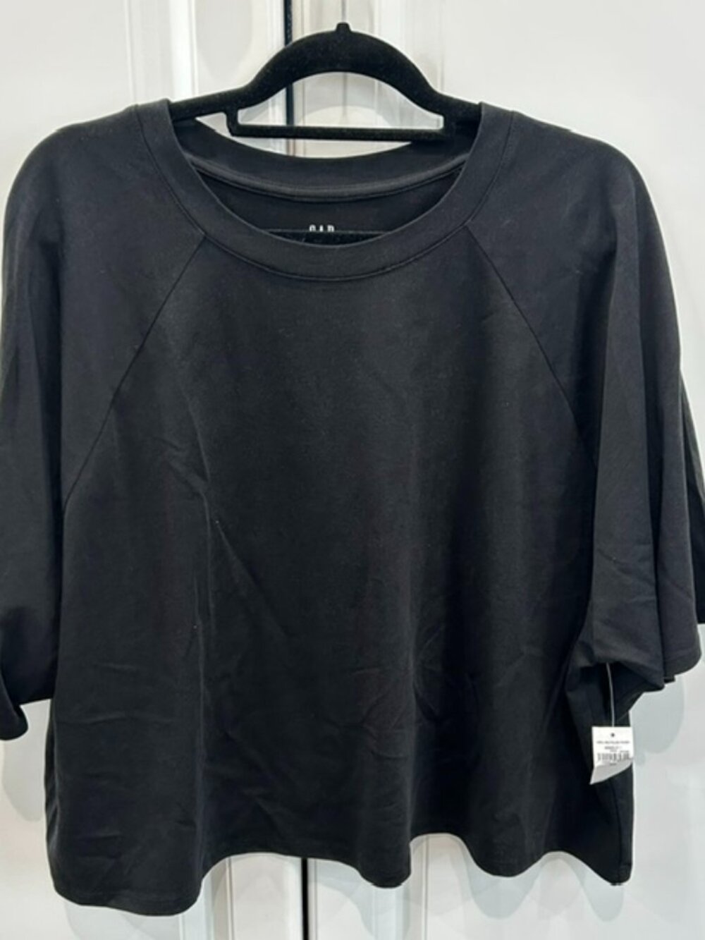 NWT Gap Boxy Cut Swing Style Tee- Size XXL, Vintage Black